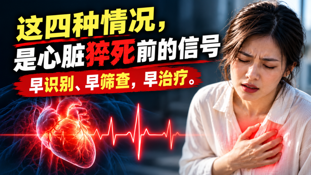 心脏猝死前的四种信号