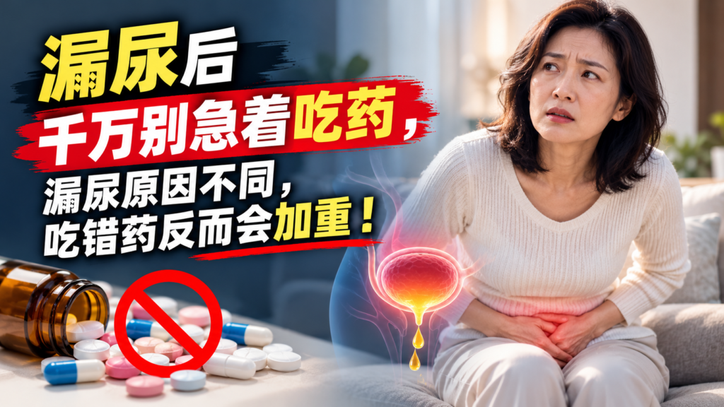 漏尿别急着吃药